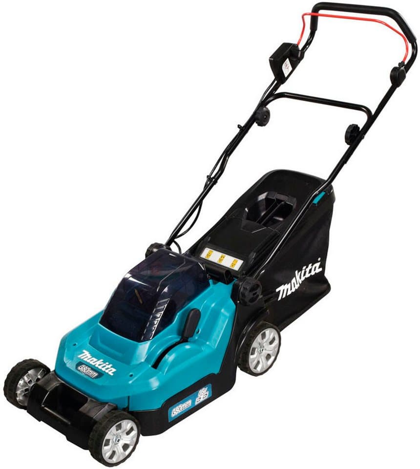 Makita Akkurasenmäher DLM382Z, 38 cm Schnittbreite, 2x18V LXT, ohne Akku und Ladegerät